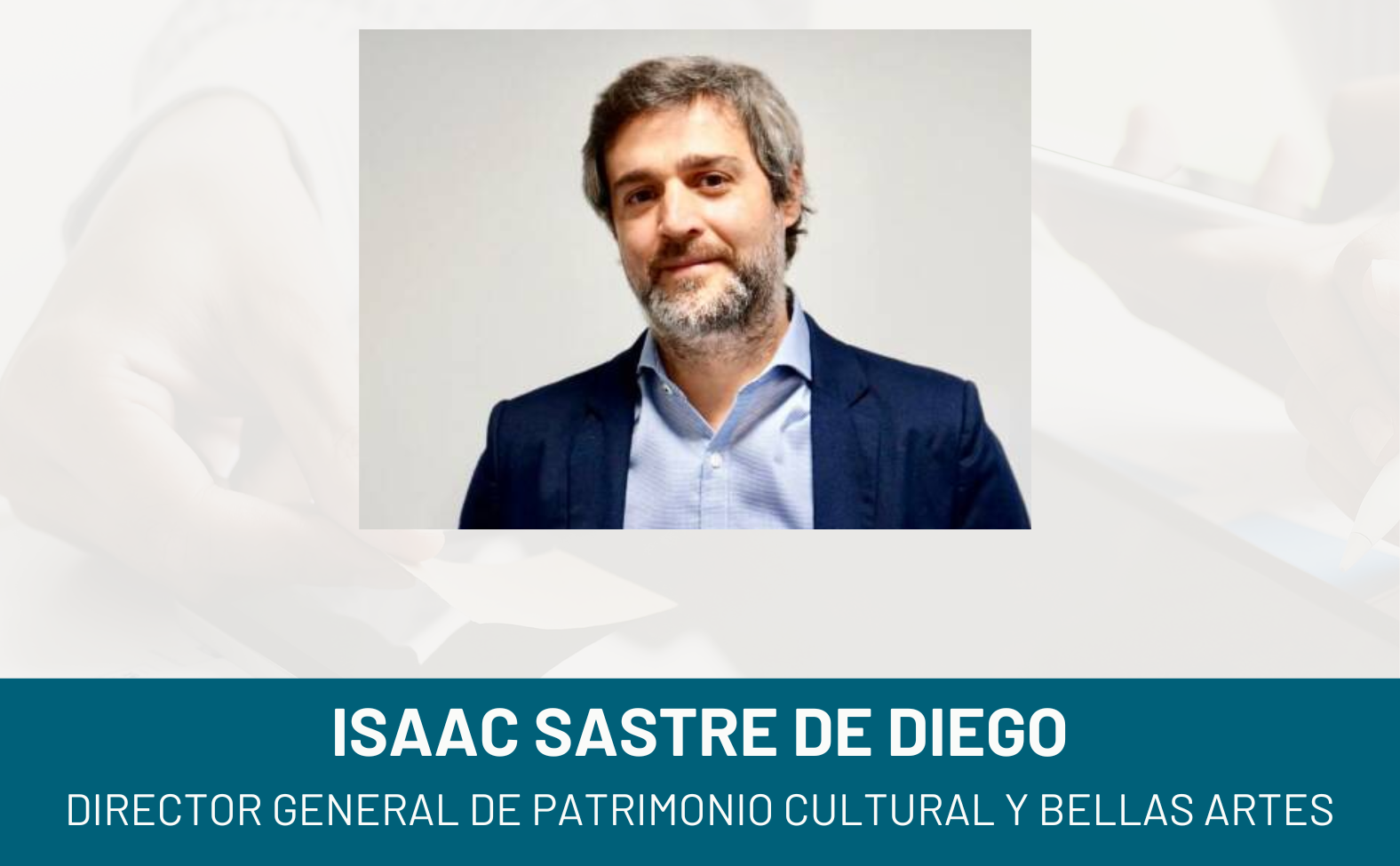 Conferencia clausura curso 2023/2024. Isaac Sastre, director general de Patrimonio Cultural y Bellas Artes 